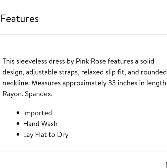 PINK ROSE Blush Tiered Slip Dress, L - Picture 3 of 3